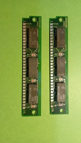 2 Memorias Samsung KMM591000BN-7 1MB