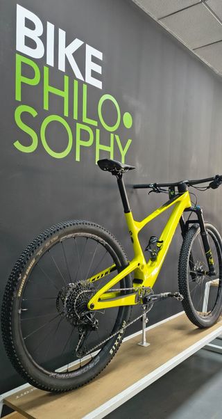 Bicicletta Scott Spark RC Comp L 2022 Gialla