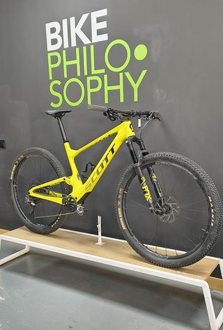 Bicicletta Scott Spark RC Comp L 2022 Gialla