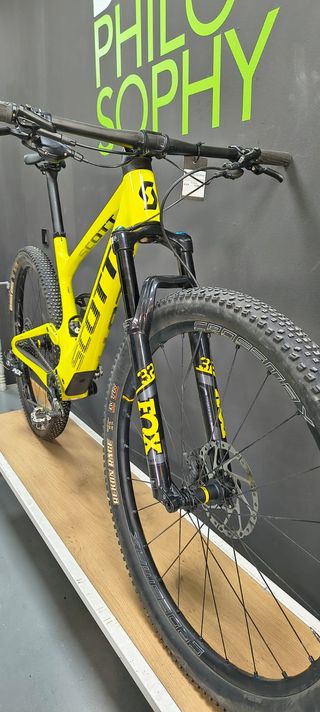 Bicicletta Scott Spark RC Comp L 2022 Gialla