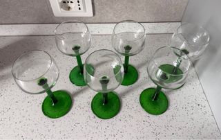 Set 6 Bicchieri Cherry Vintage Verde