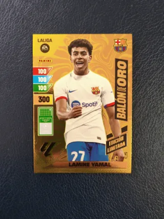 Cromo Lamine Yamal Balón de Oro Adrenalyn 23/24