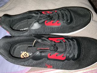 Zapatillas U.S. Polo Assn. Negras y Rojas Talla 43