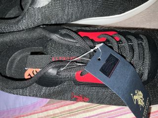 Zapatillas U.S. Polo Assn. Negras y Rojas Talla 43