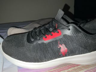 Zapatillas U.S. Polo Assn. Negras y Rojas Talla 43