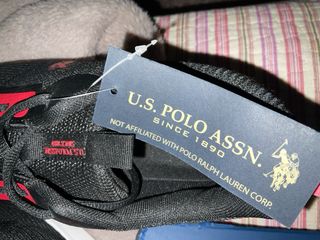 Zapatillas U.S. Polo Assn. Negras y Rojas Talla 43