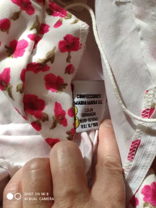 Vestido Flamenca Niña Flores Rosas