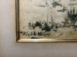 Quadri di P. del Castillo in Acquerello Firmato