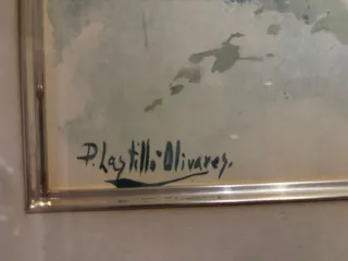 Quadri di P. del Castillo in Acquerello Firmato