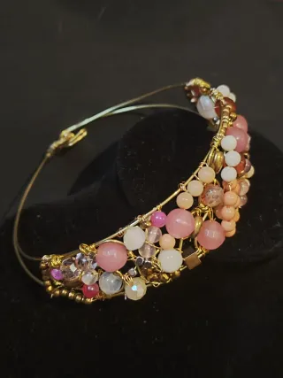 Bracciale Oro Rosa Pietre Multicolore