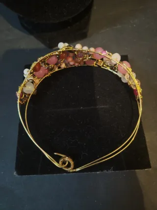 Bracciale Oro Rosa Pietre Multicolore