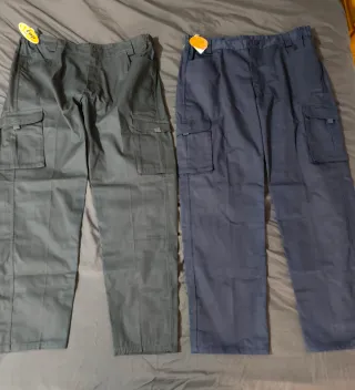 Pantalones de trabajo Top Series (Azul/Gris)