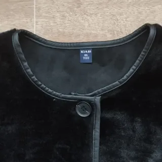 Chaqueta Kiabi Negra - Talla XXL - Piel Sintética