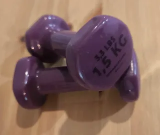 Par de mancuernas 1,5 kg (3,3 LBS)