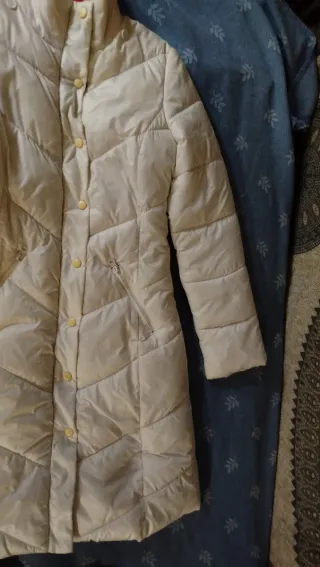 Chaqueta larga Sra. T S + braga cuello