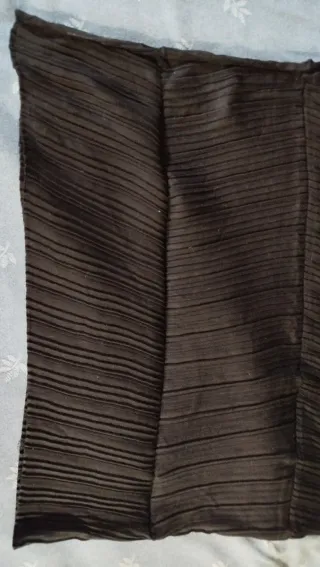 Chaqueta larga Sra. T S + braga cuello