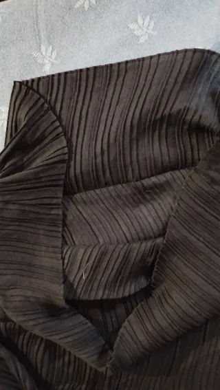 Chaqueta larga Sra. T S + braga cuello