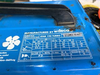 Soldadora DECA STAR 190 TURBO