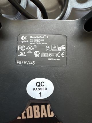 Logitech Rumblepad 2 Mando Vibración