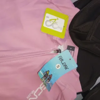 Conjunto Ciclismo Mujer Rosa y Negro
