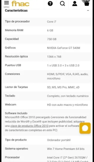 Toshiba Qosmio F750 i7 3D TV con batteria nuova
