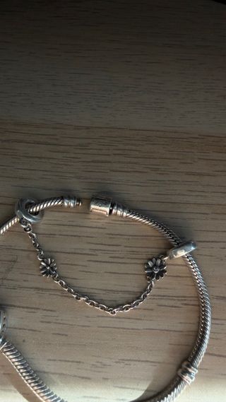 Pulsera Pandora Corazón y Flores