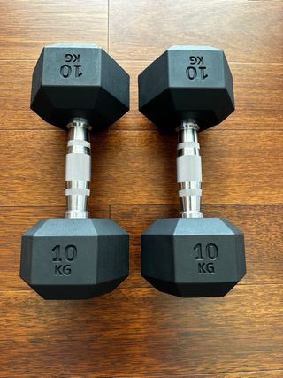 Set Mancuernas Hexagonales technogym