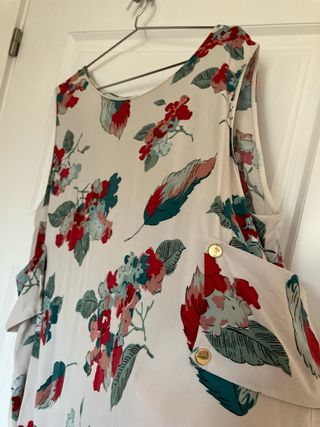 Blusa Zara Estampada Talla L