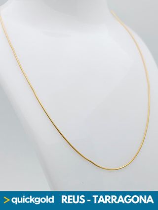 040-02-00562 CADENA ORO 18K TOPO 45.8 CM