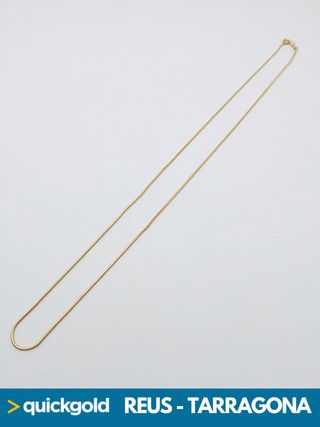 040-02-00562 CADENA ORO 18K TOPO 45.8 CM