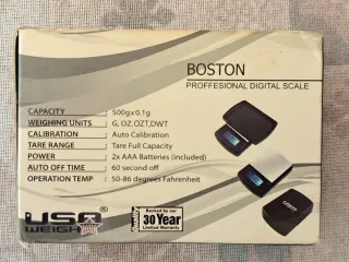 Báscula de precisión Boston 500g