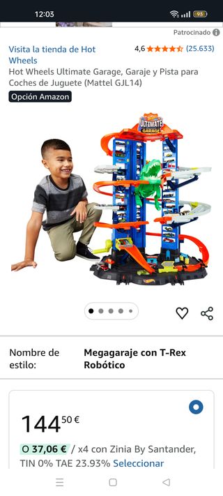 Hot Wheels Ultimate Garage Pista