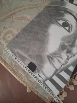 Disegno Faraone Egizio Fatto a Mano