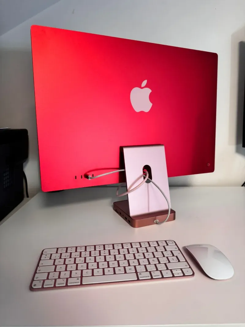 IMAC 24 M1 8GB 256GB Rosa afbeelding 2