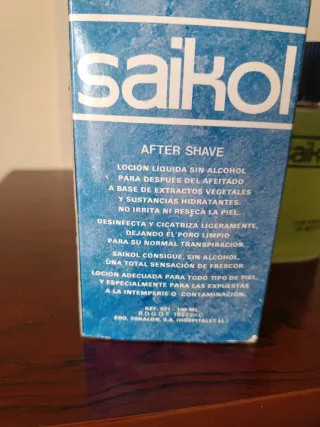 Saikol Tokalon vintage after shave sin alcohol