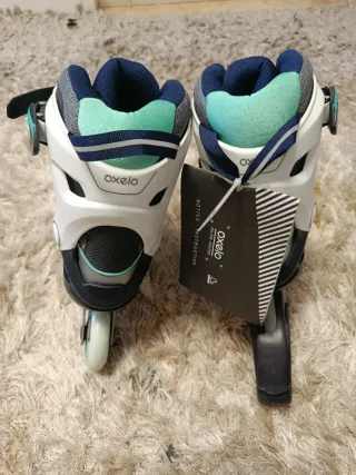 Patines Oxelo Azul y Blanco Nuevos