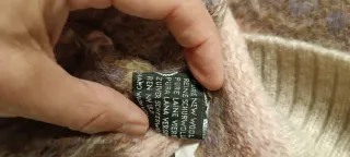 Jersey de lana 100% con estampado M