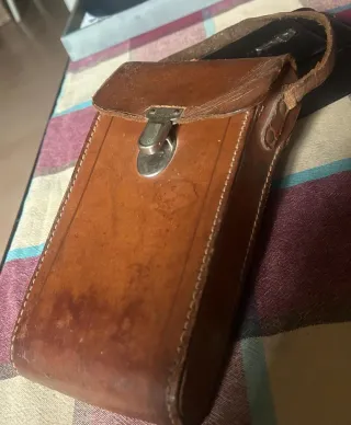 Cámara fotográfica antigua plegable