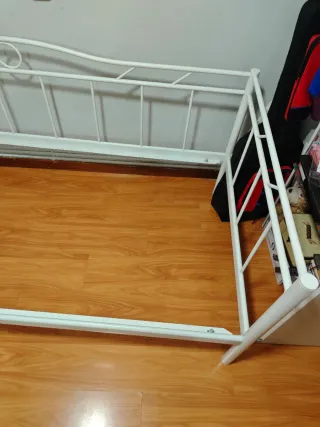 Cama Hierro Blanca IKEA 90x200