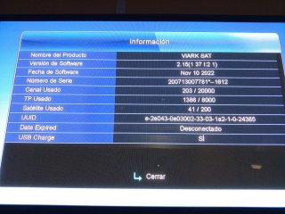Receptor Satélite Viark H.265 HEVC