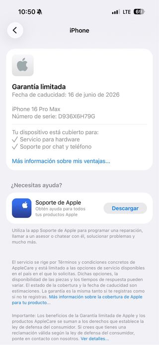 iPhone 16 Pro Max Negro como NUEVO