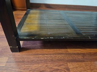 Mesa centro Maisons du Monde bambú/madera