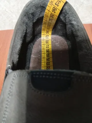 Mocassini uomo camoscio grigio taglia 44 usati