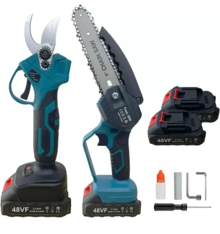 Kit Forbici Elettriche e Motosega 48V potatura