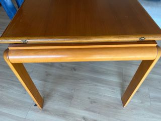 Mesa extensible de madera de mango