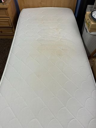 2 Camas 90cm con Cabecero, Colchón y Somier