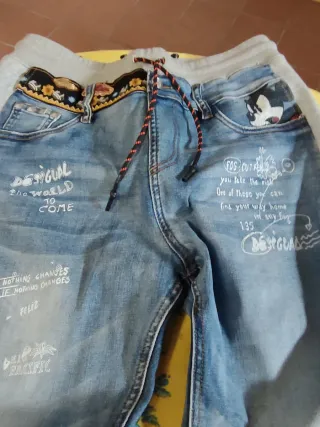 Pantalón Desigual M. Mouse Mujer