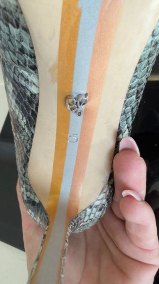 Zapatos de tacón Sam Edelman estampado serpiente