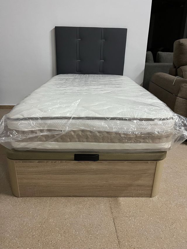 Canapé abatible madera 3 cm grosor y 30 cm alto