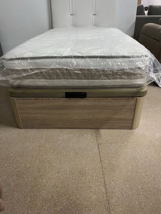 Canapé abatible madera 3 cm grosor y 30 cm alto